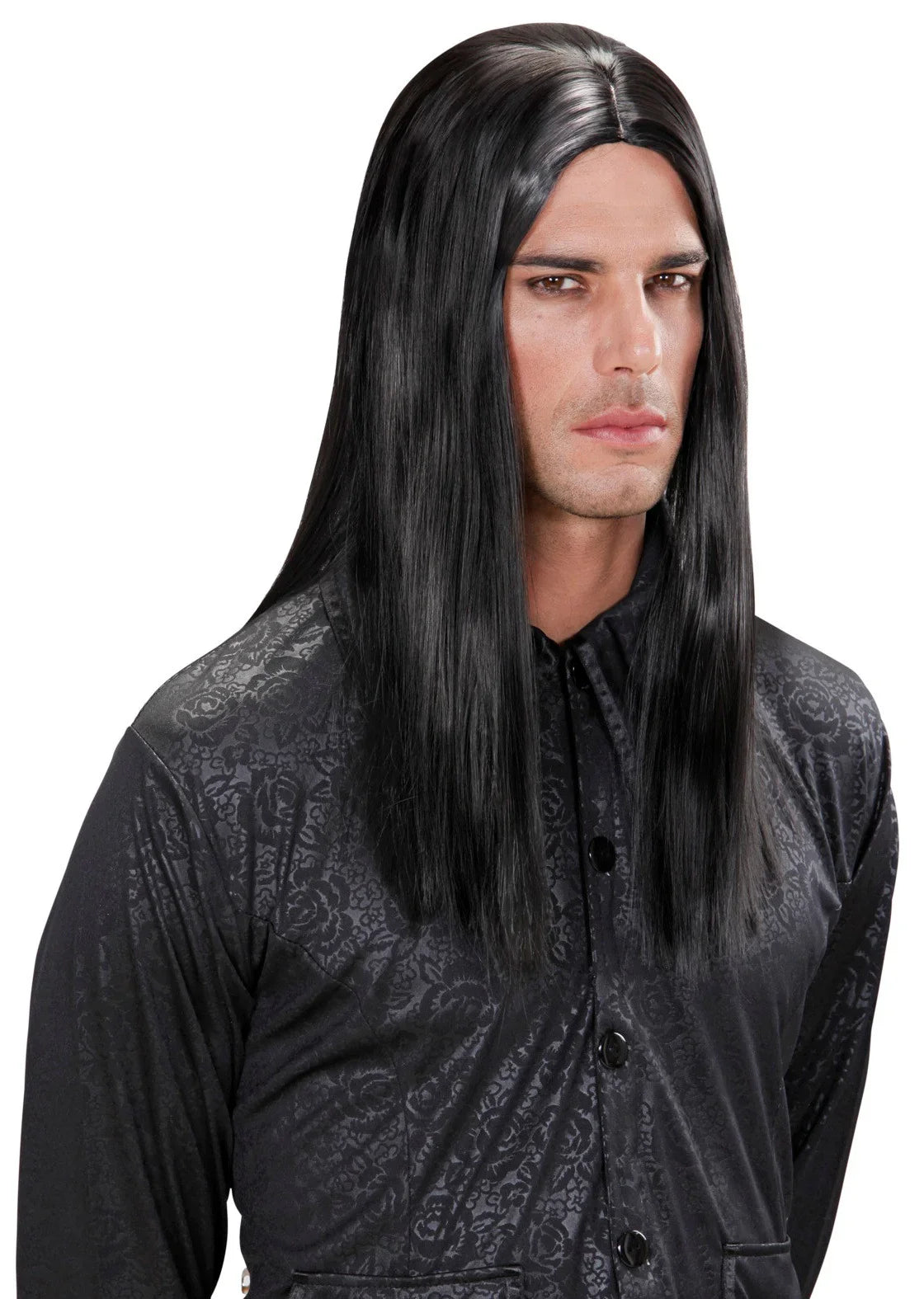 Peluca Morena de Pelo Largo Liso para Hombre Pelucas Widmann