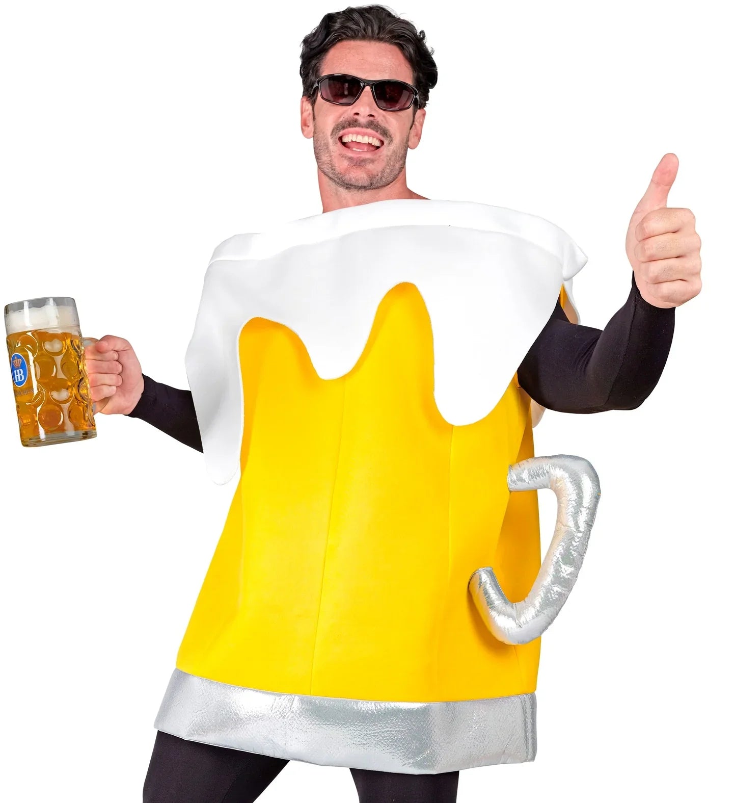 Disfraz de Jarra de Cerveza Rubia para Adulto Cerveza Widmann