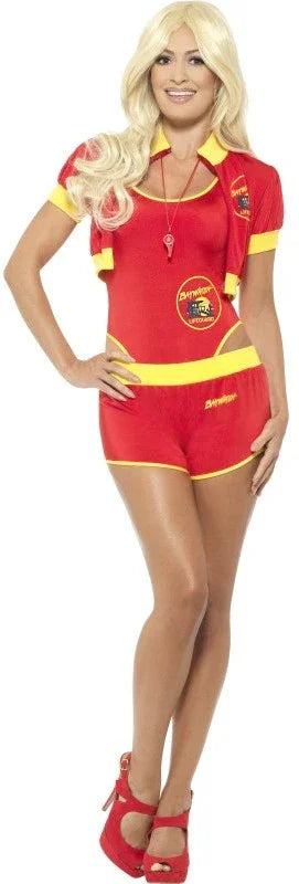 Disfraz de los Vigilantes de la Playa con Bañador para Mujer Cine y TV Smiffys