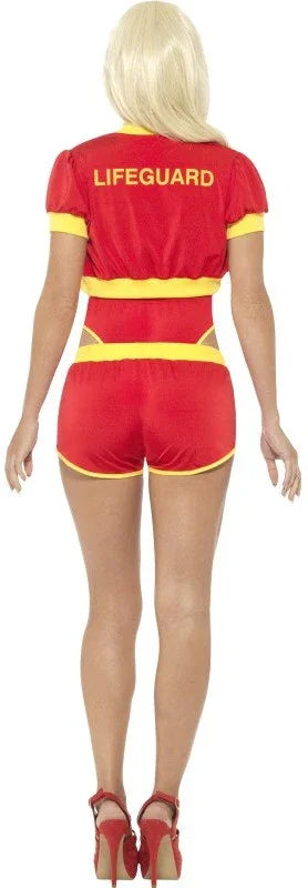 Disfraz de los Vigilantes de la Playa con Bañador para Mujer Cine y TV Smiffys