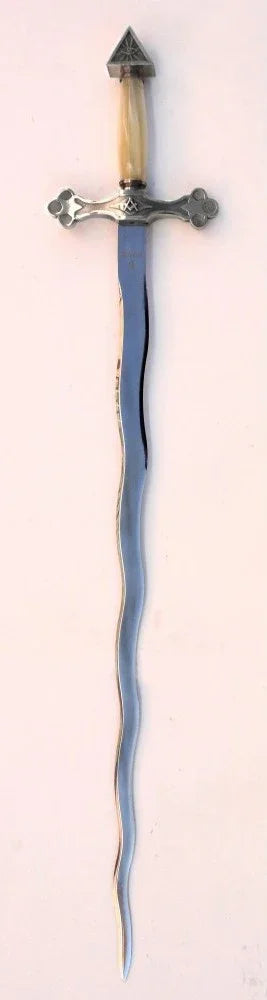 Espada Masona Plateada con Puño en Nácar Espadas Medieval Factory