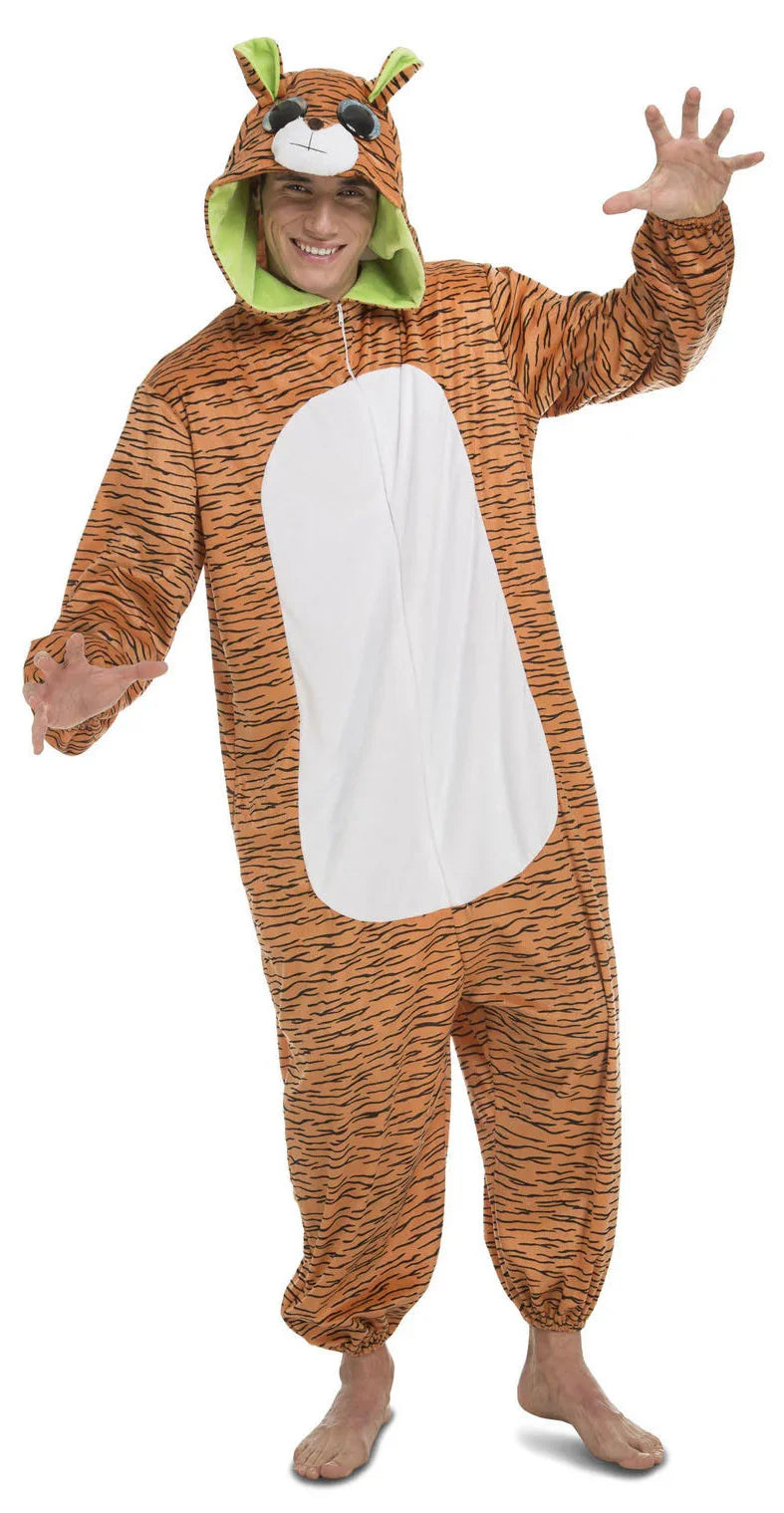 Disfraz de Tigre Ojazos Pijama para Adulto Tigre Viving