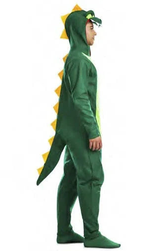 Disfraz de Dragón Verde para Adulto Dragón y Dinosaurio Kimokawaii