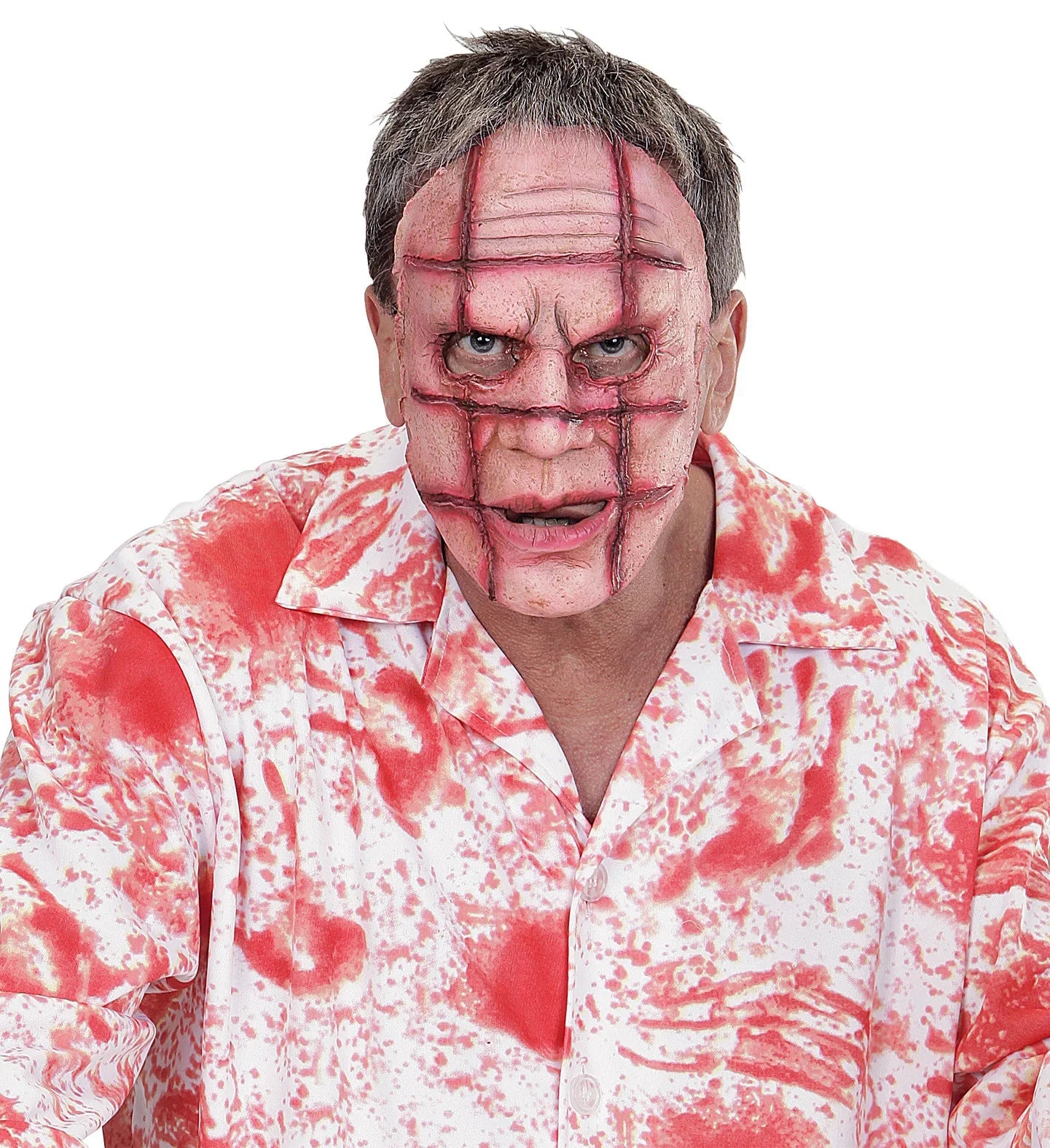 Máscara con Cicatrices Accesorios Halloween Widmann