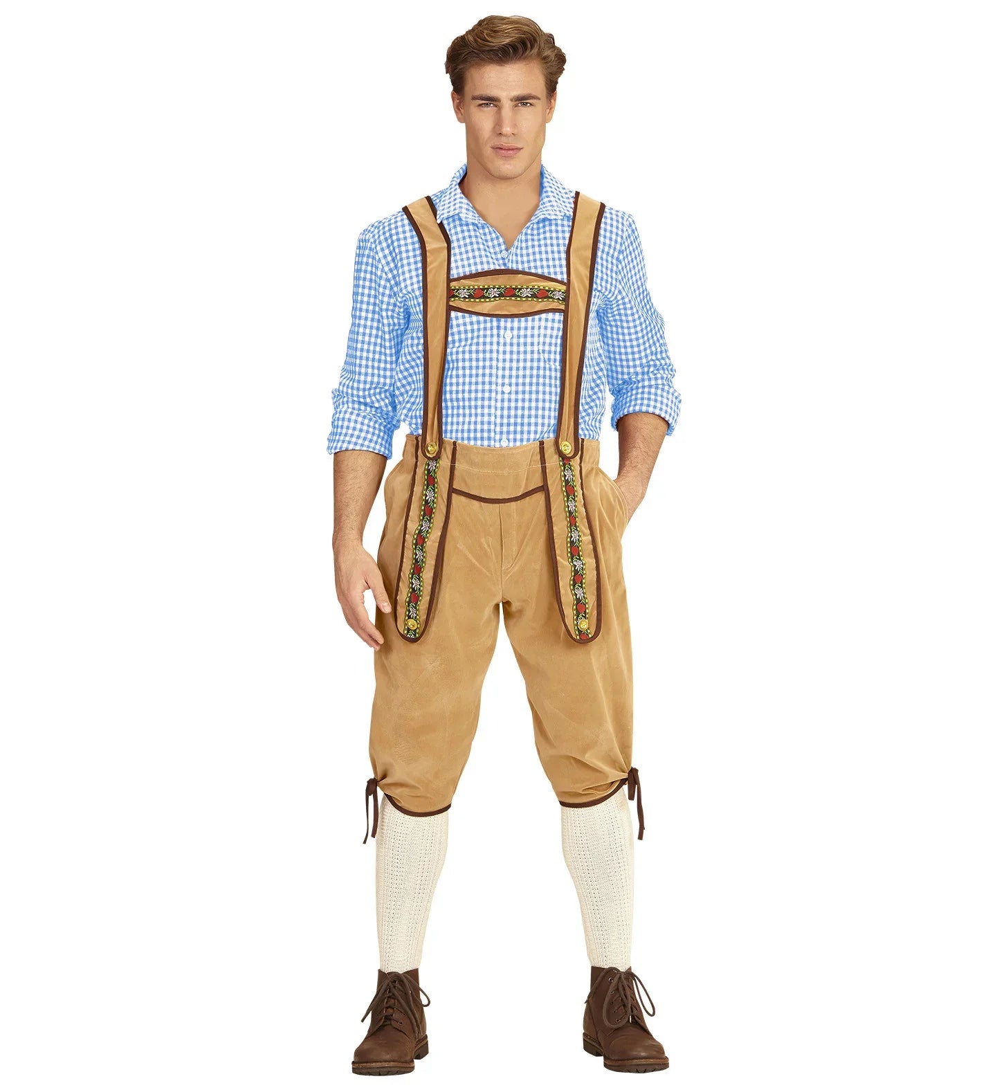 Pantalón Oktoberfest Beige para Hombre Oktoberfest Widmann