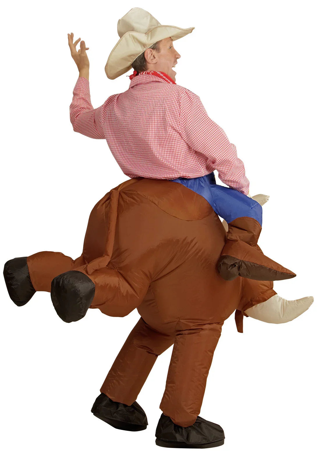 Disfraz de Toro Salvaje a Hombros Hinchable Vaquero Widmann