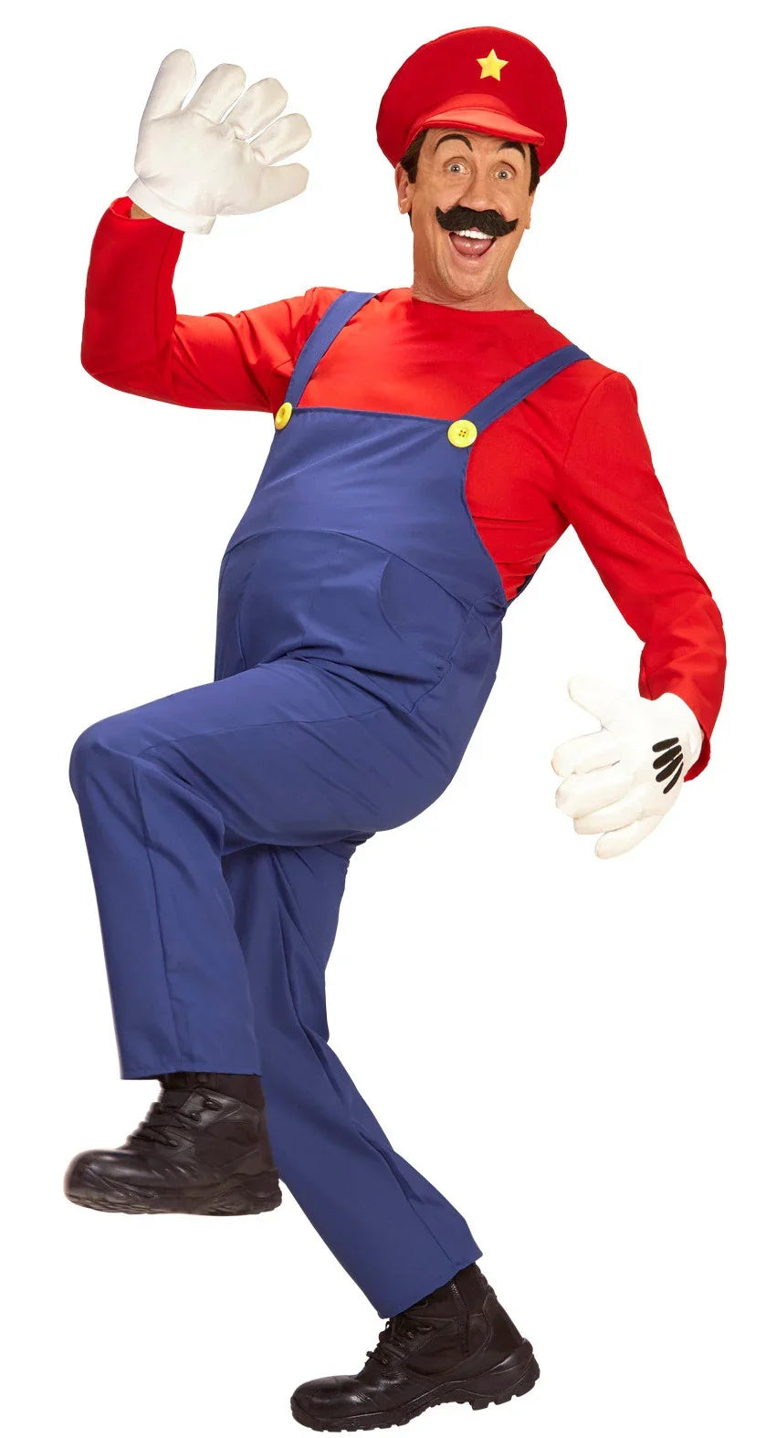 Disfraz de Super Mario para Adulto Dibujos Animados y Cuentos Widmann