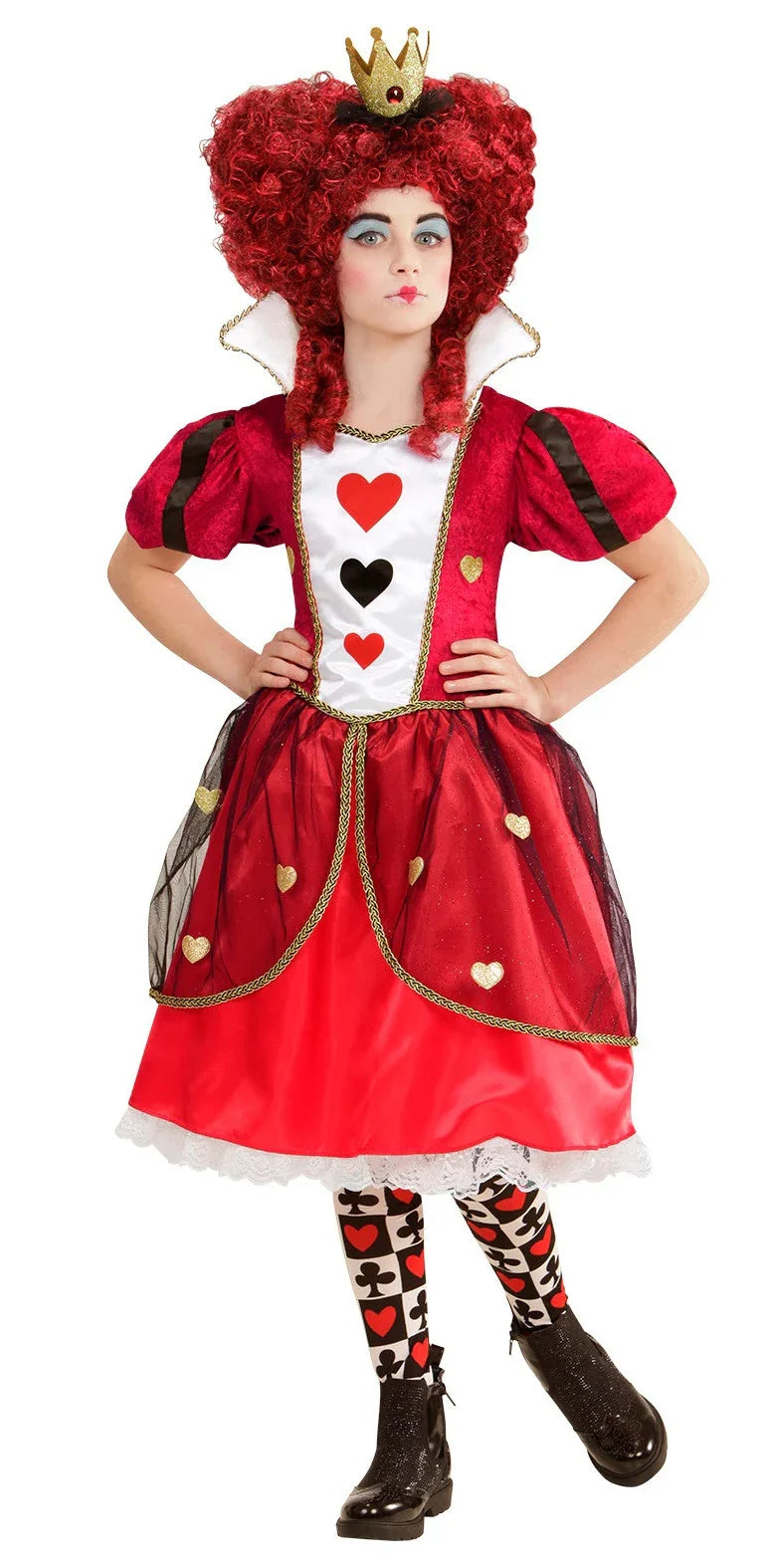 Disfraz de Reina de Corazones Infantil Alicia en el País de las Maravillas Widmann