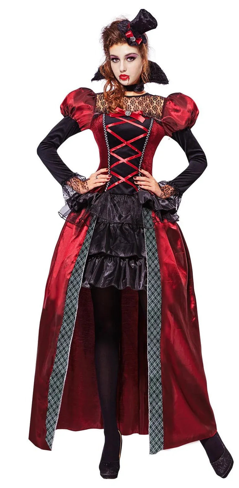 Disfraz de Vampiresa Victoriana para Mujer Vampiros y vampiresas Widmann