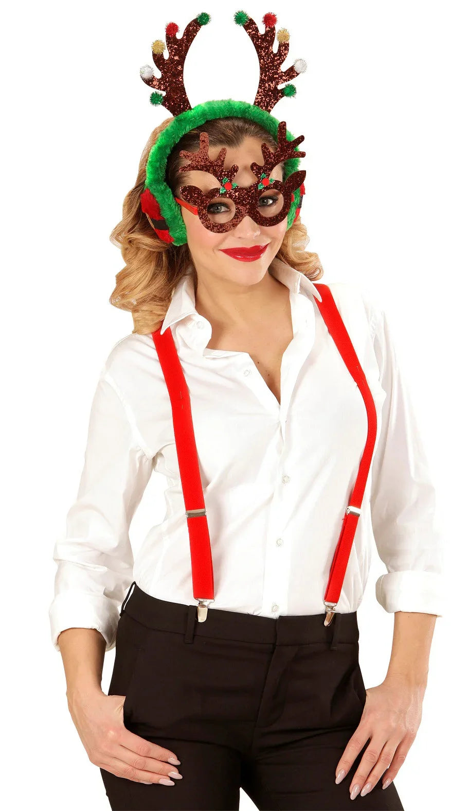 Orejeras de Reno de Papá Noel Complementos Navidad Widmann