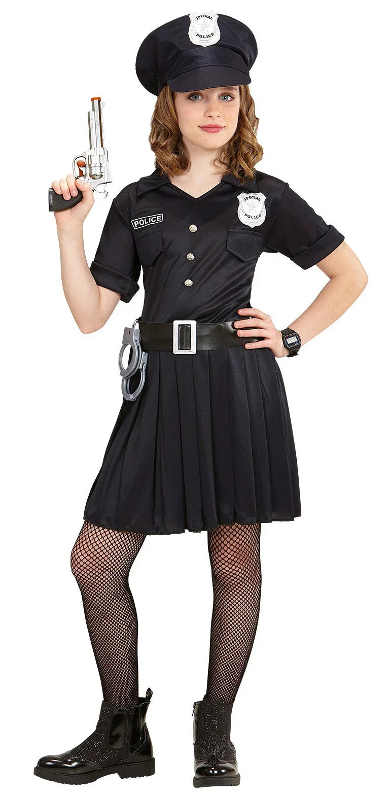 Disfraz de Policía Infantil para Niña Policías y Presos Widmann