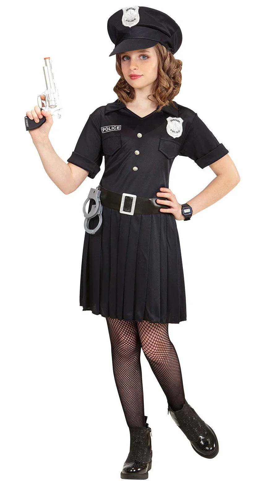 Disfraz de Policía Infantil para Niña Policías y Presos Widmann