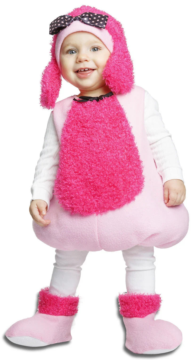 Disfraz de Perrita Poodle Rosa Infantil Perro Viving