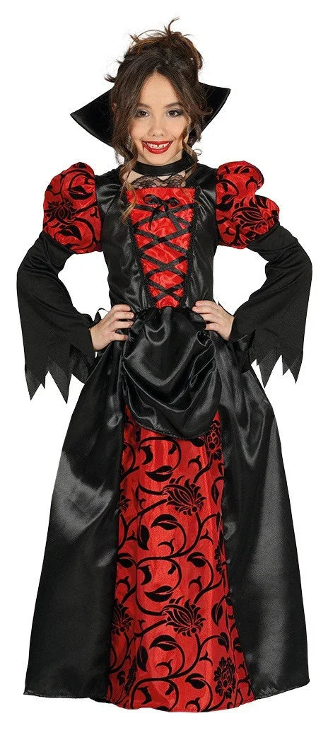 Disfraz de Vampiresa Gótica Infantil Vampiros y vampiresas Guirca