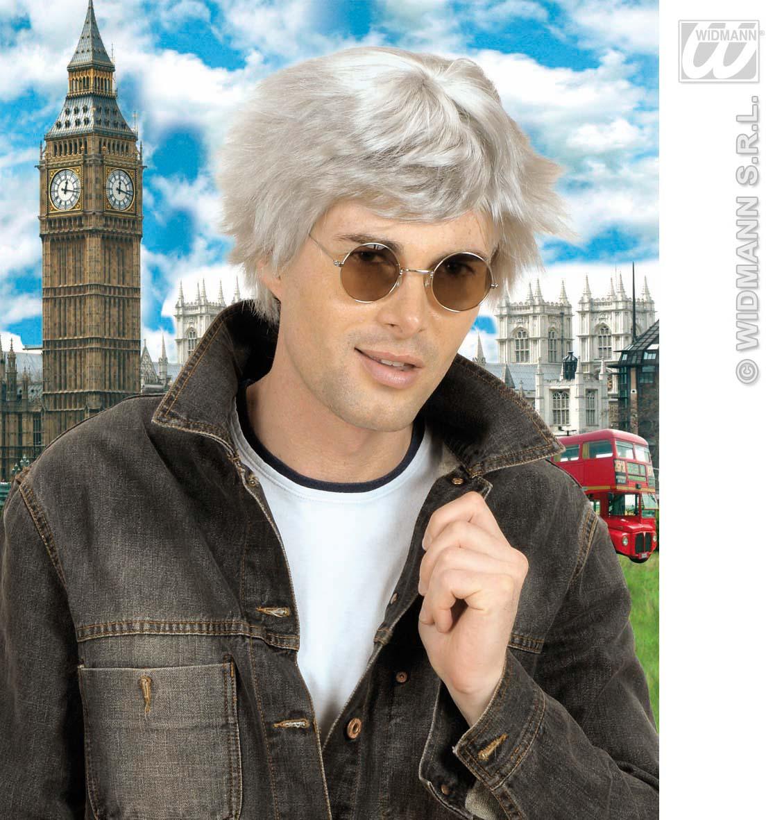 Peluca Gris Años 90 para Hombre COMPLEMENTOS Widmann