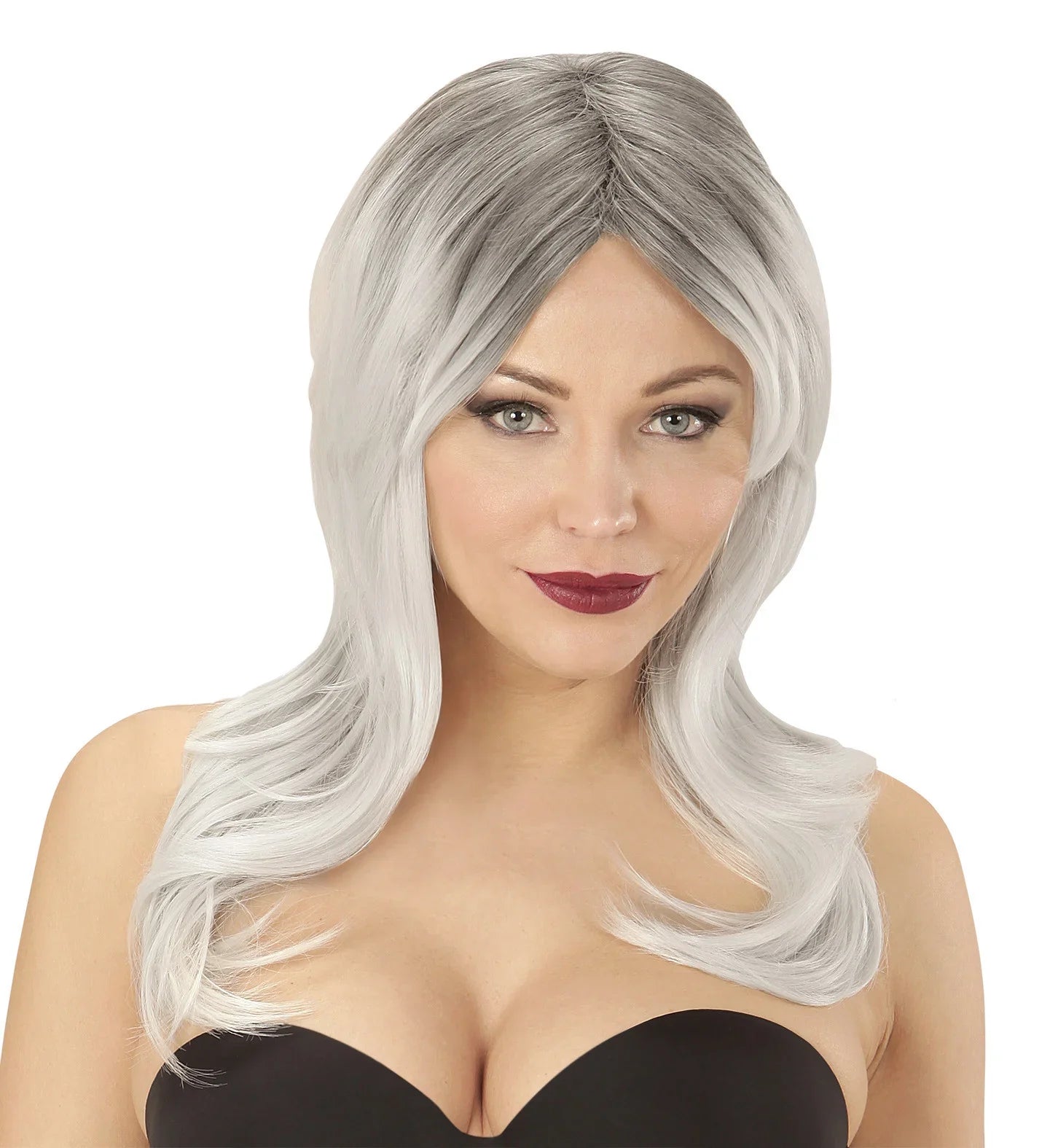 Peluca Canosa Lisa Larga Premium Pelucas Premium Widmann