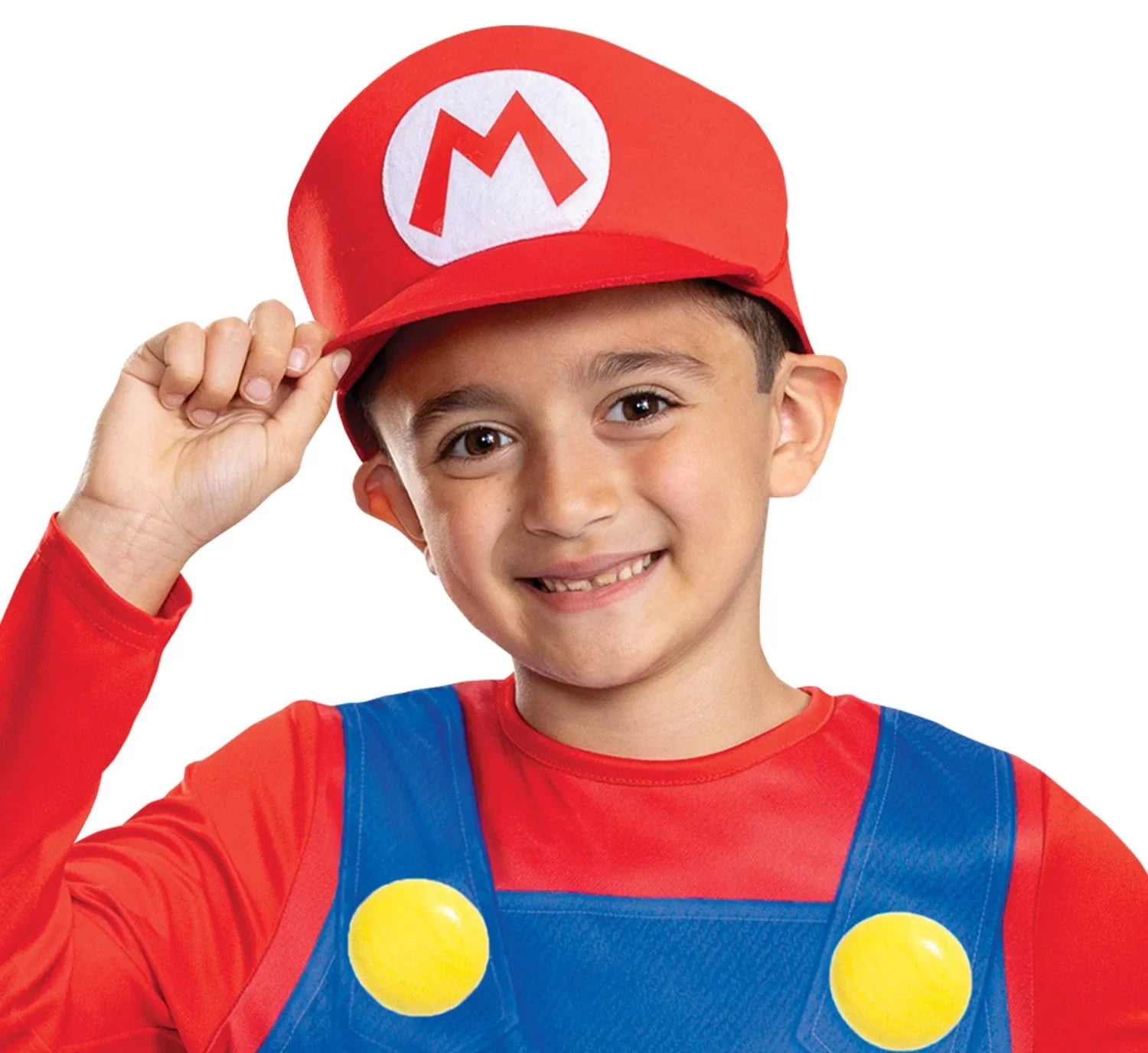 Disfraz de Super Mario Oficial Infantil Super Mario Bros y Luigi Partilandia