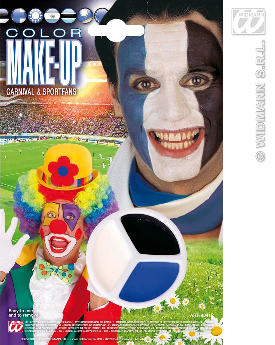 Maquillaje tricolor COMPLEMENTOS Widmann