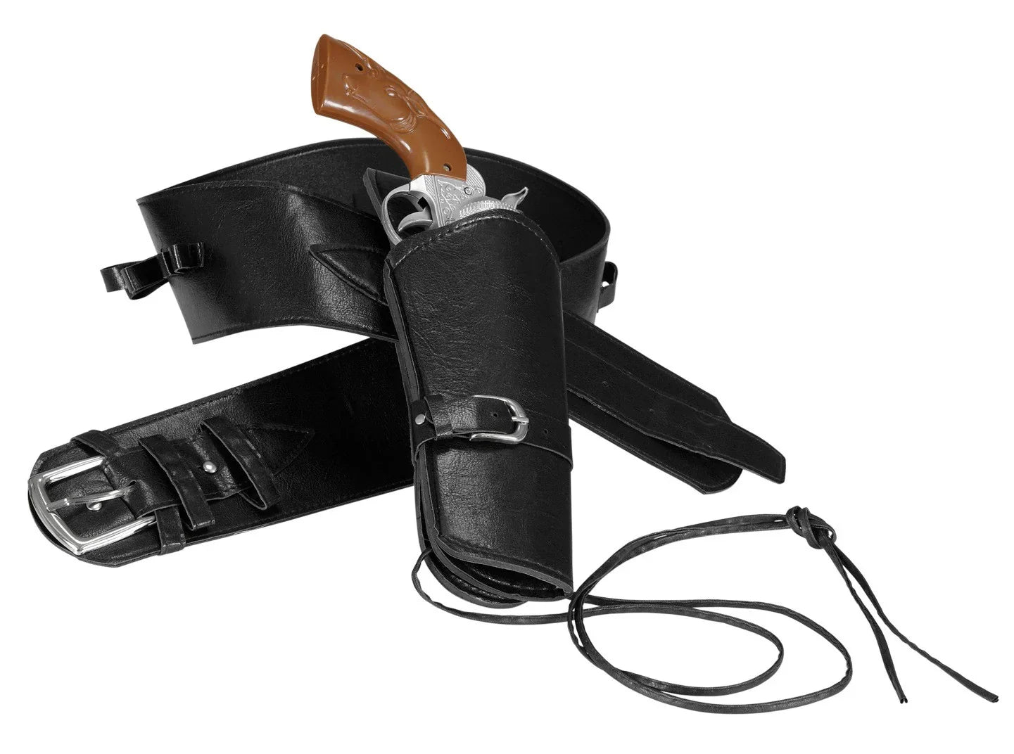 Cinturón Negro con Cartuchera Premium Complementos Vaqueros Widmann