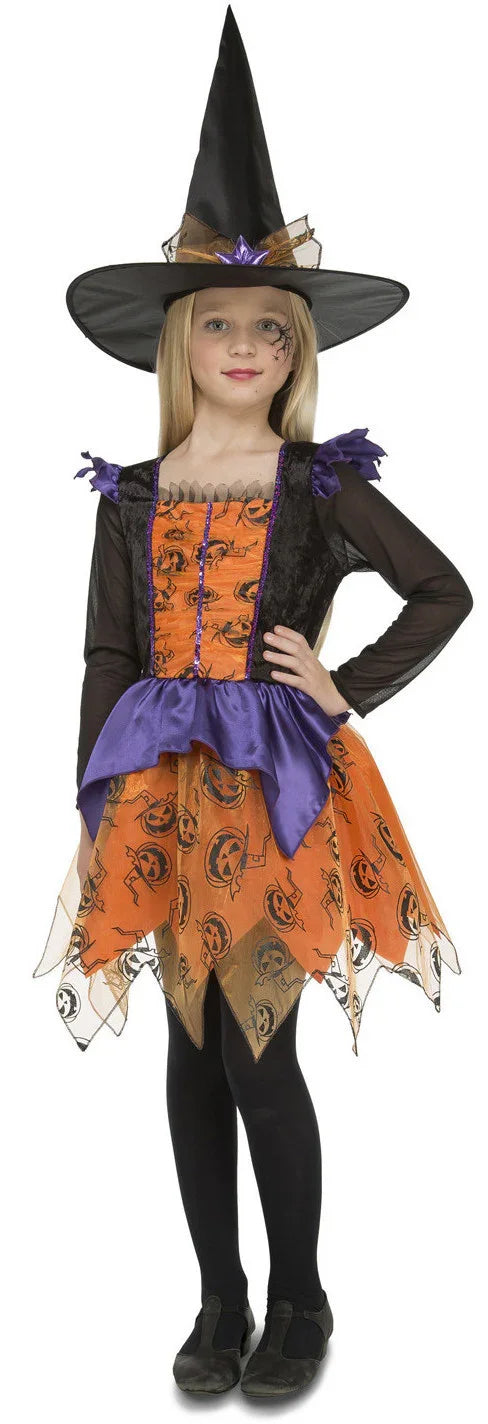 Disfraz de Bruja Calabaza para Niña Brujas Viving