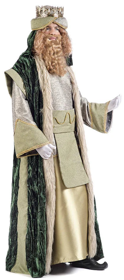 Disfraz de Rey Mago Gaspar Deluxe para Hombre Reyes Magos y Pajes Limit Sport