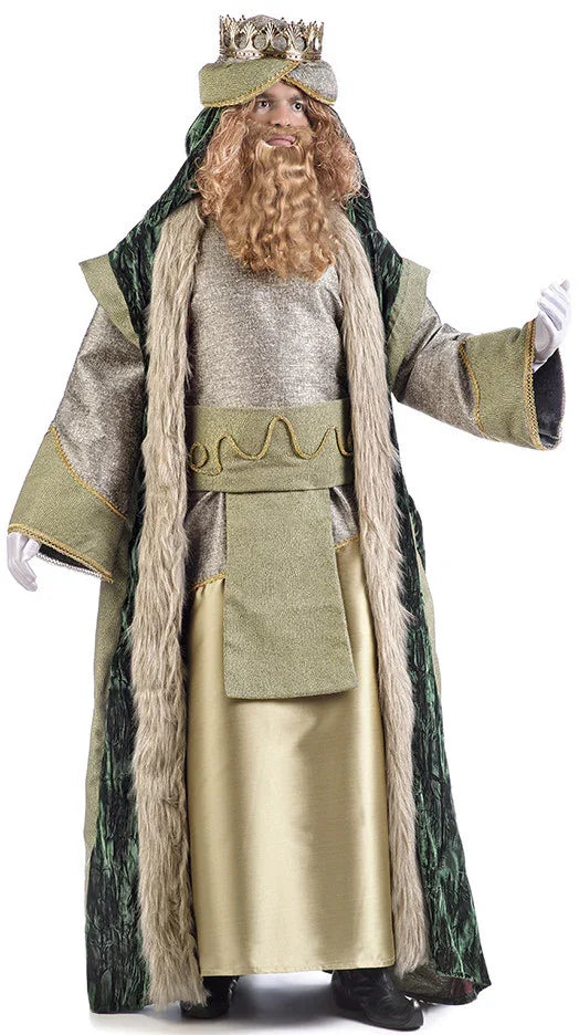 Disfraz de Rey Mago Gaspar Deluxe para Hombre Reyes Magos y Pajes Limit Sport