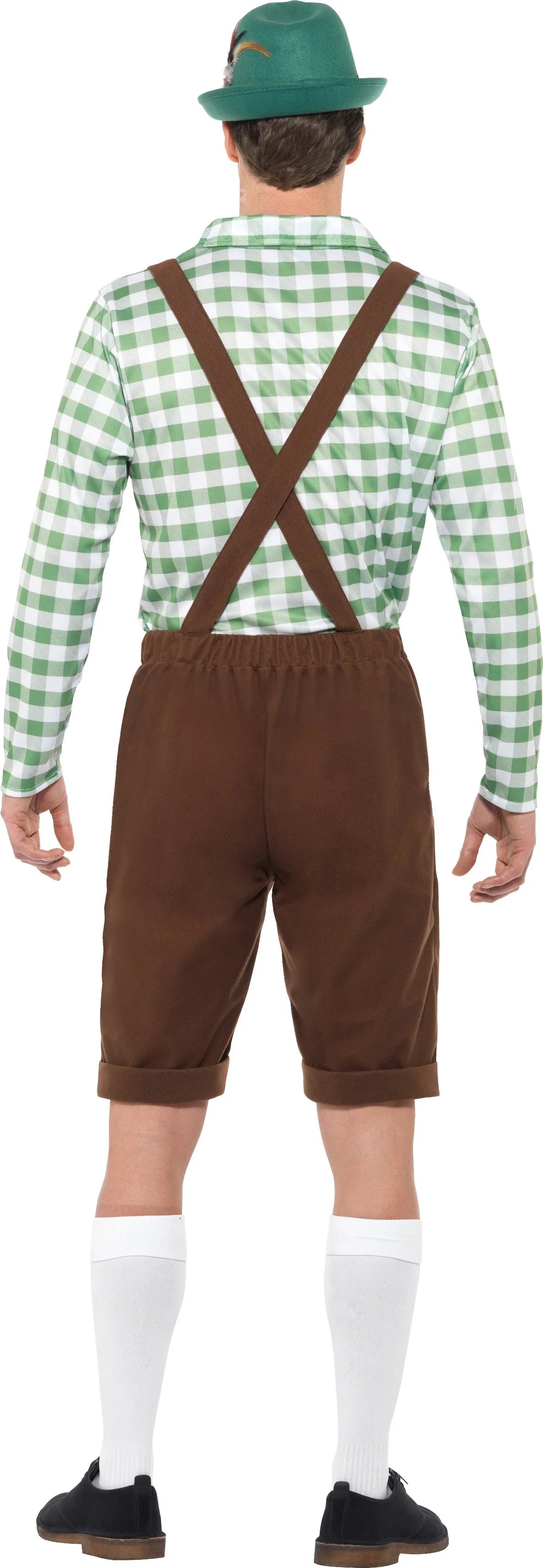Disfraz de Alemán Camisa Verde para Hombre Tiroleses Oktoberfest Smiffys
