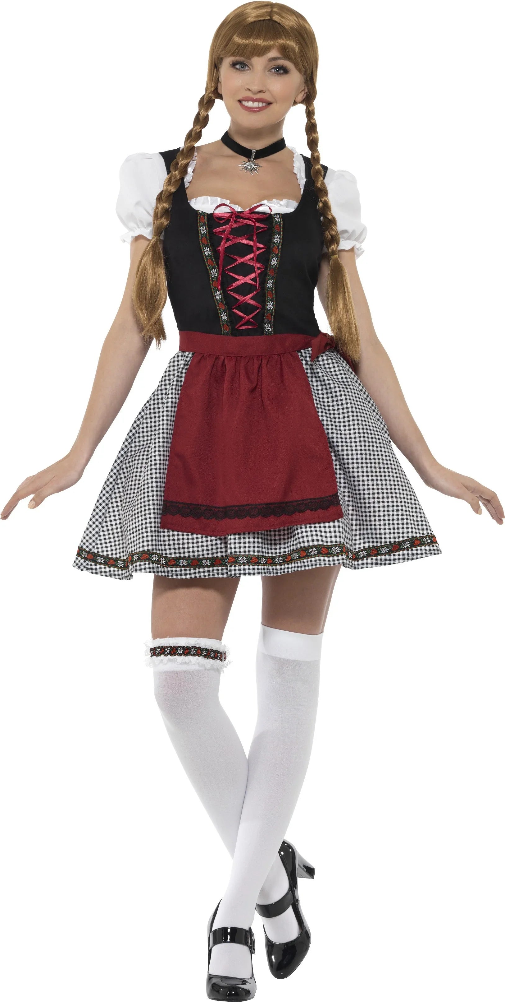 Disfraz de Bávara Elegante para Mujer Tiroleses Oktoberfest Smiffys