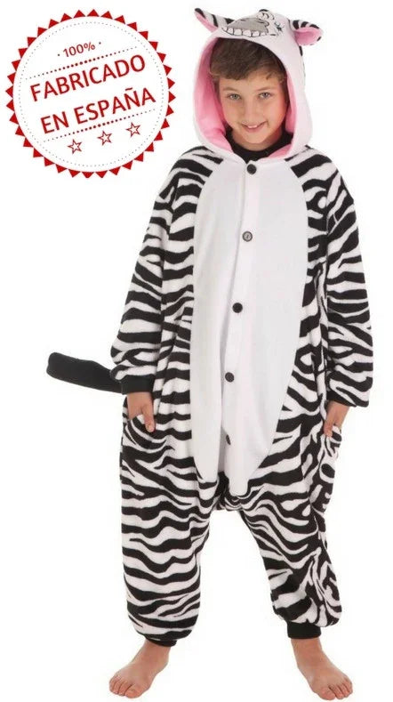 Disfraz de Cebra Pijama para Niños Animales Infantiles Llopis