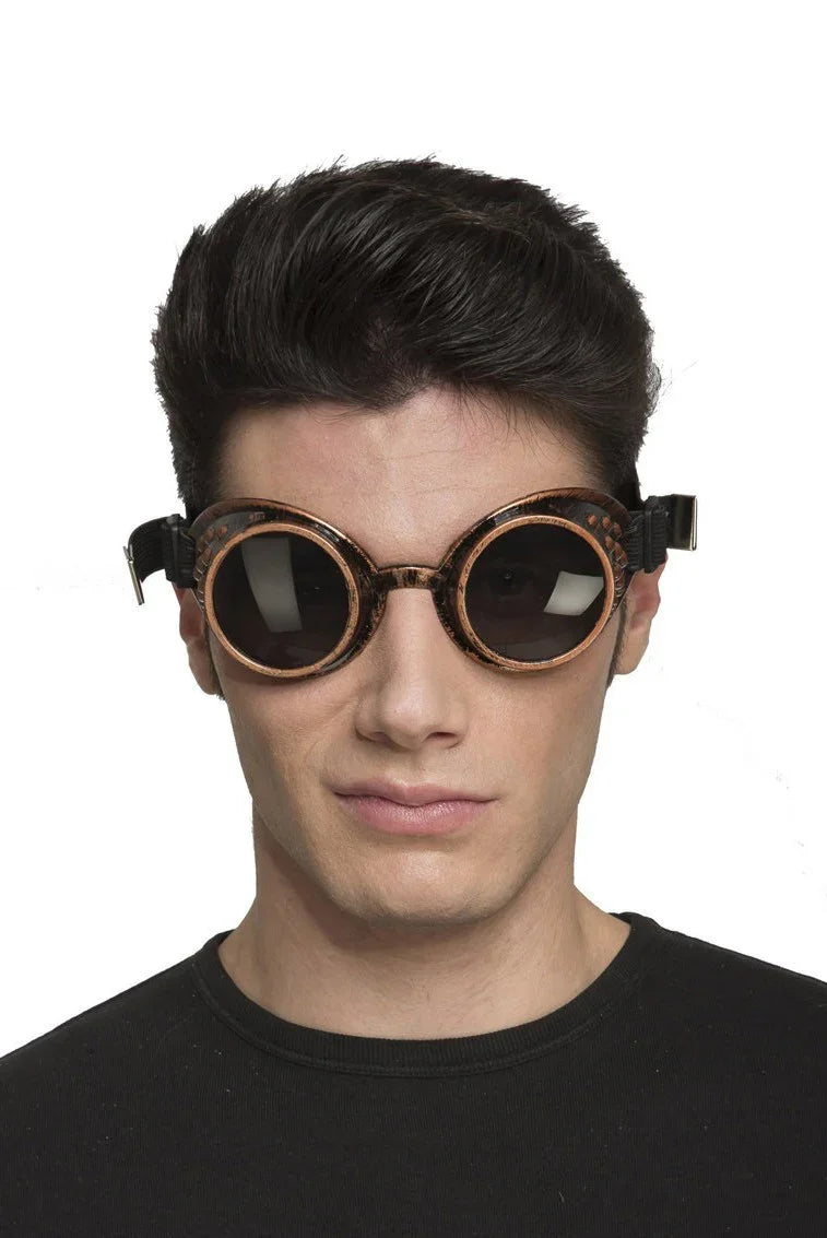 Gafas Steampunk Doradas Envejecidas Steampunk Viving