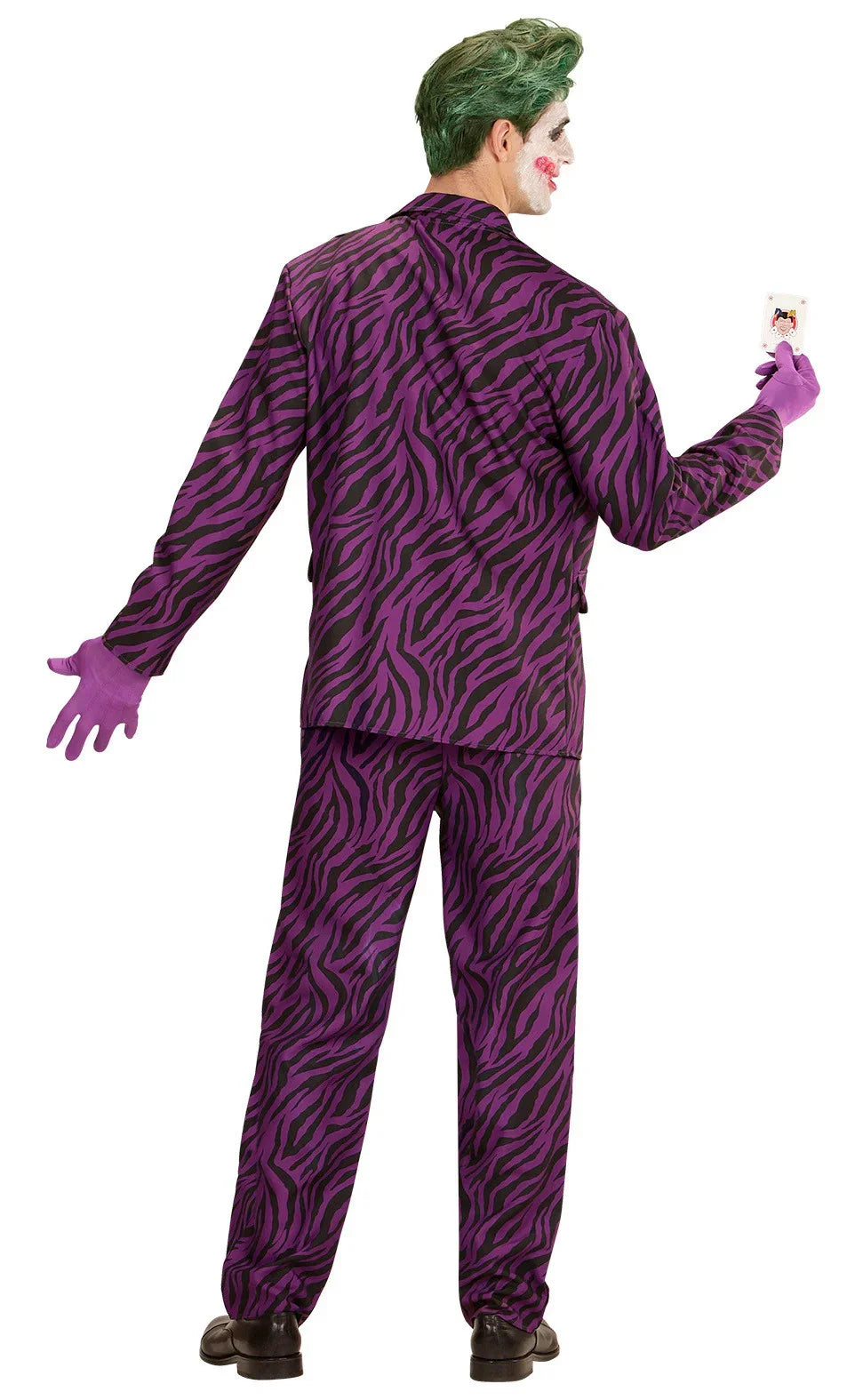 Disfraz de Joker Aterrador con Traje de Cebra para Hombre Joker Widmann