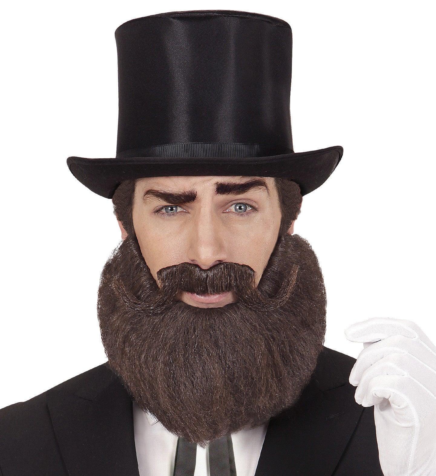 Barba y Bigote Castaños con Volumen Barbas y Bigotes Widmann