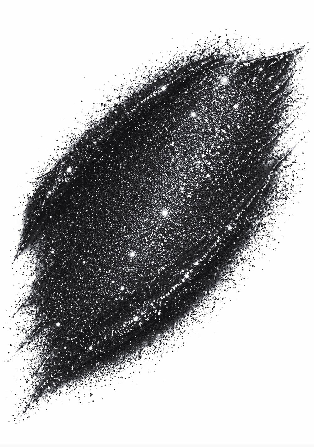 Stick trucca-viso glitter nero