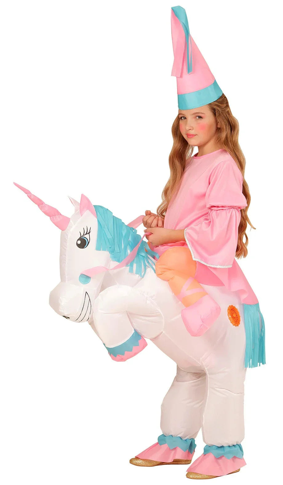 Disfraz de Hada en Unicornio Hinchable Infantil Unicornio Widmann