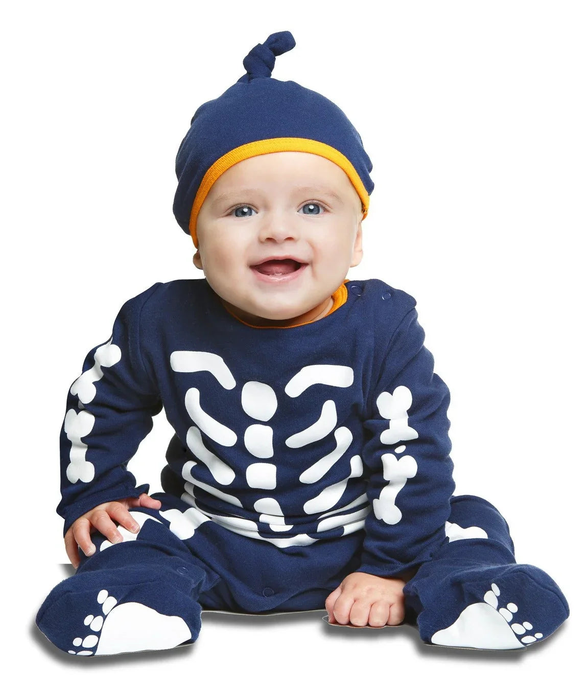 Disfraz de Esqueleto Azul para Bebé Esqueletos Viving