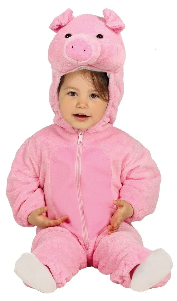 Disfraz de Cerdito Divertido para Bebé Cerdo Guirca