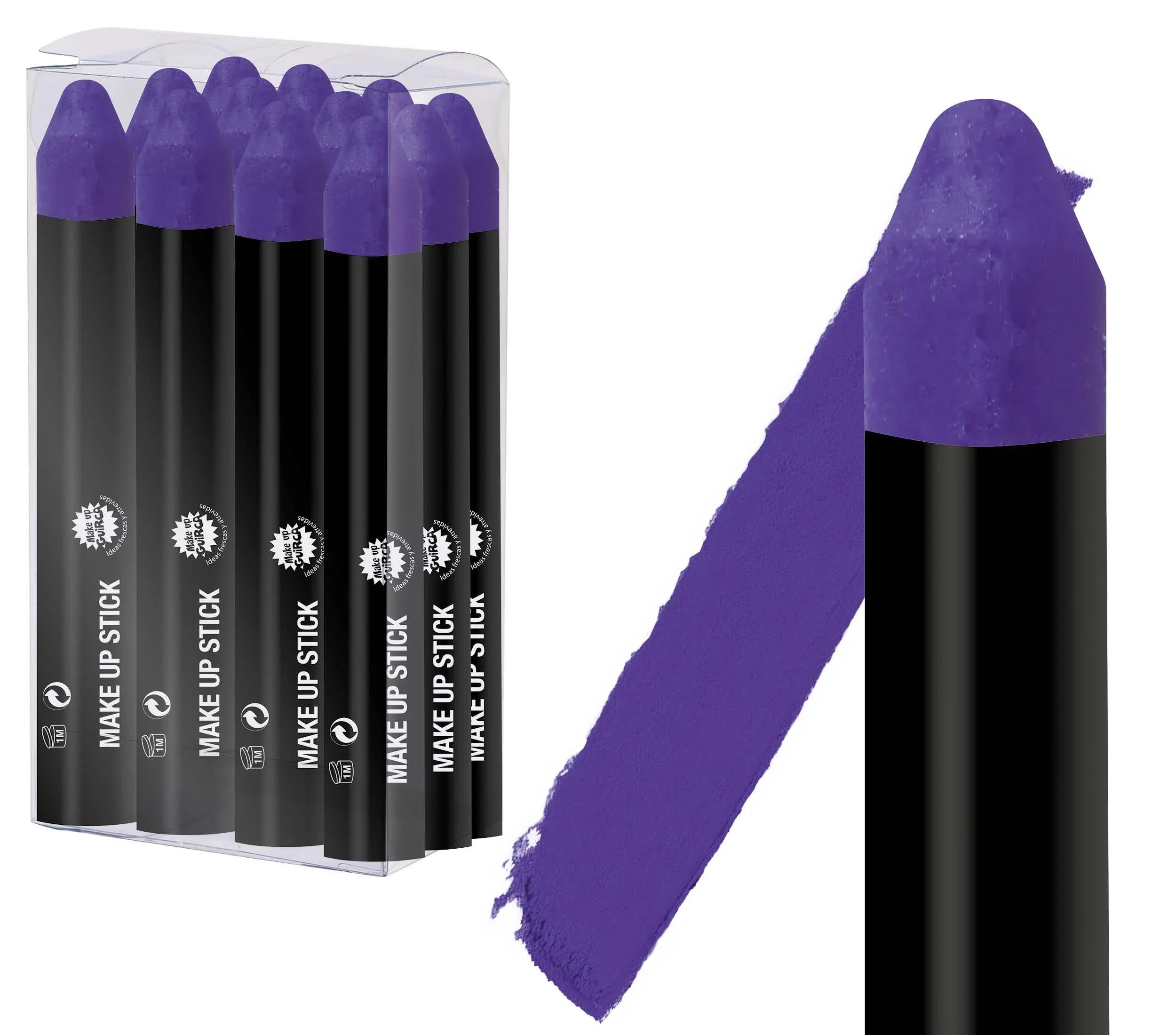 Pintura en Barra para Maquillaje en Colores Maquillajes y Pinturas Guirca Lila