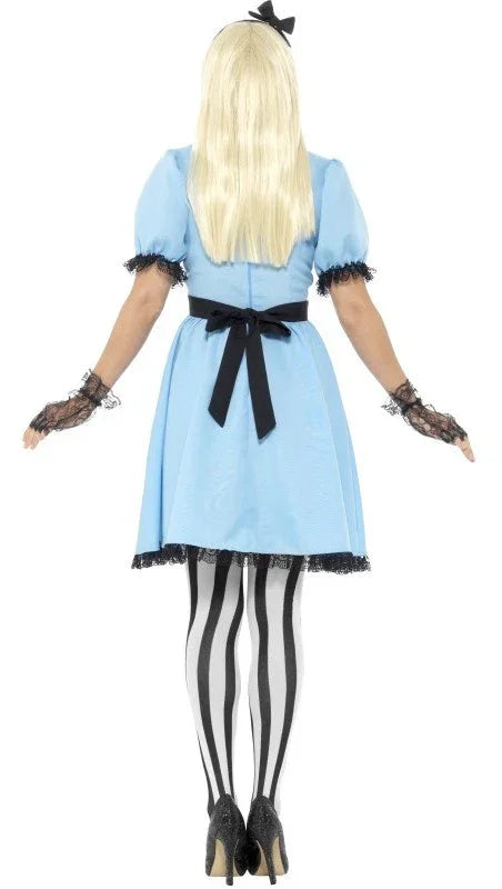 Disfraz de Alicia Gótica para Mujer Alicia en el País de las Maravillas Smiffys