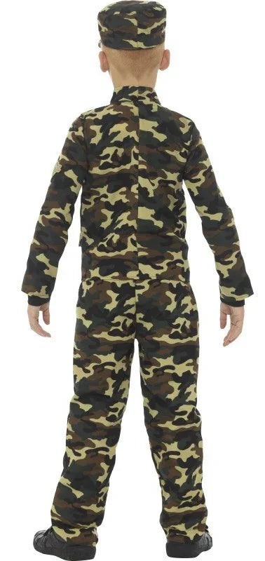 Disfraz de Comando Militar para Niño Militar y Soldado Smiffys