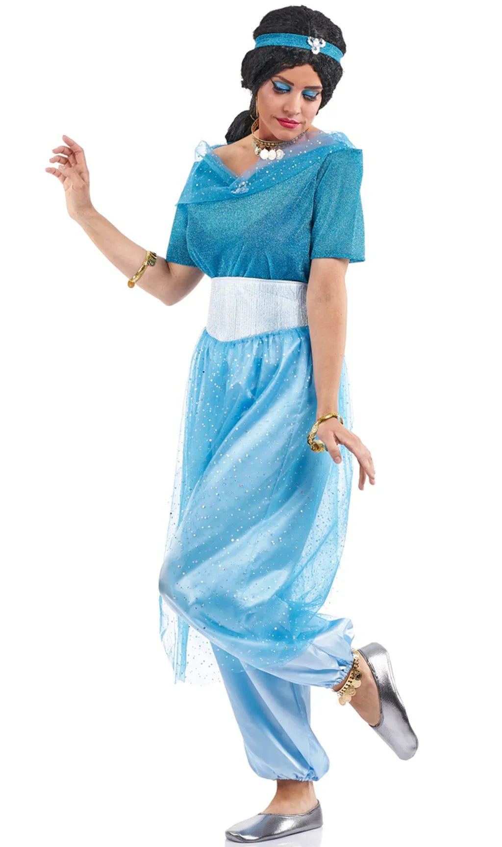 Disfraz de Jasmine para Adulto Dibujos Animados y Cuentos El Rey del Carnaval