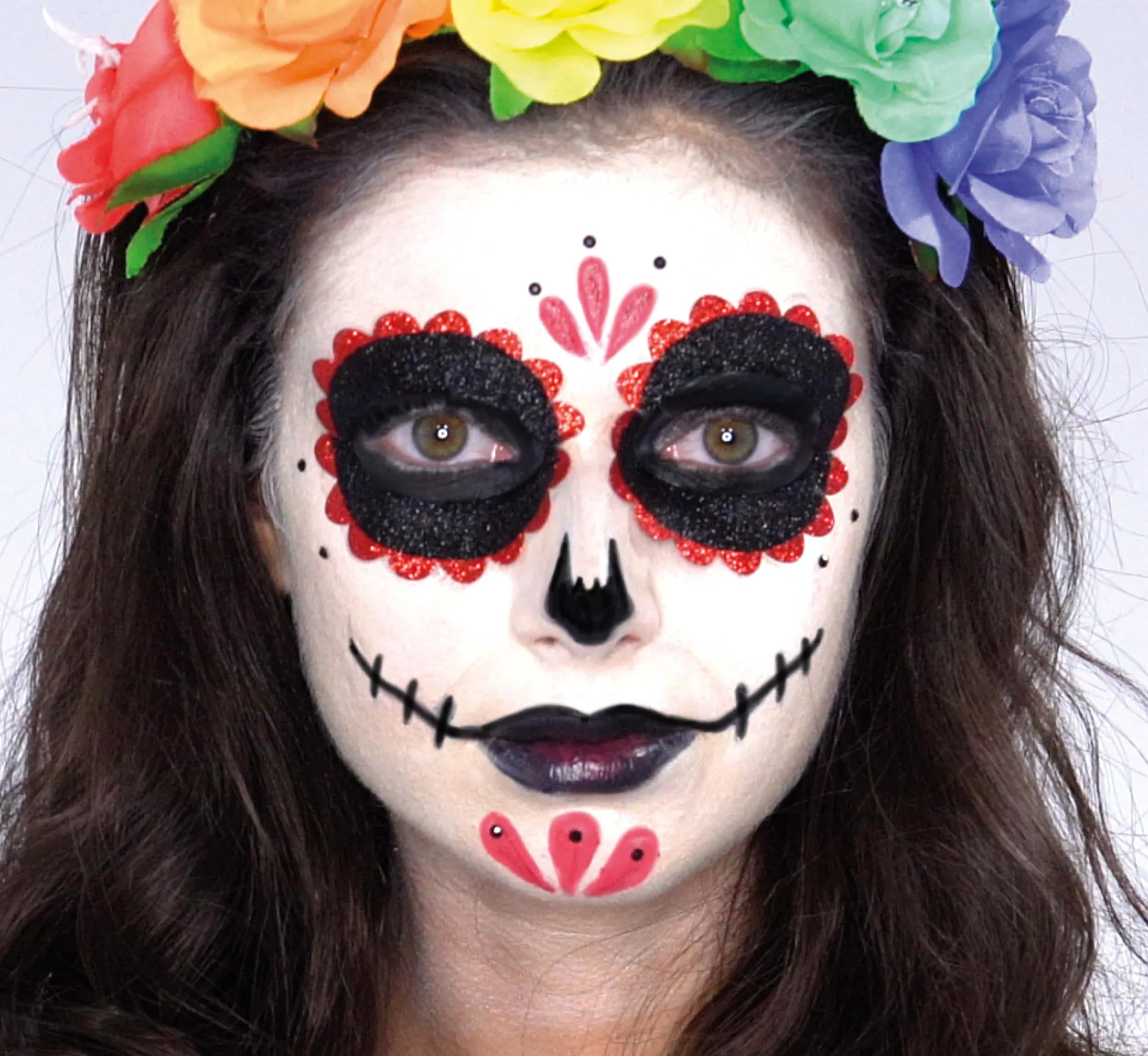 Maquillaje de Catrina Muerte Mexicana Maquillaje Halloween Guirca