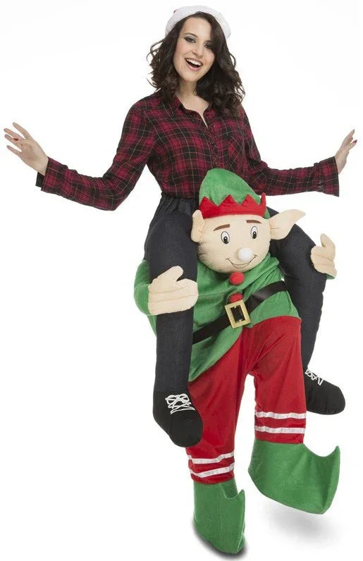 Disfraz de Elfo Navideño a Hombros para Adulto Elfos Navideños Viving
