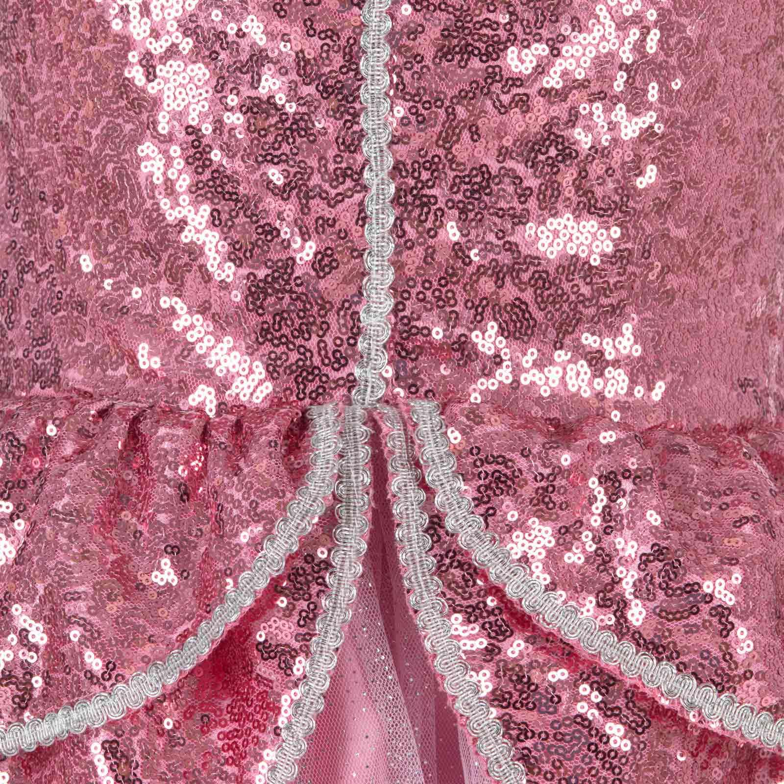 Disfraz de Princesa Rosa con Lentejuelas para Niña Princesas y Príncipes Infantiles Viving