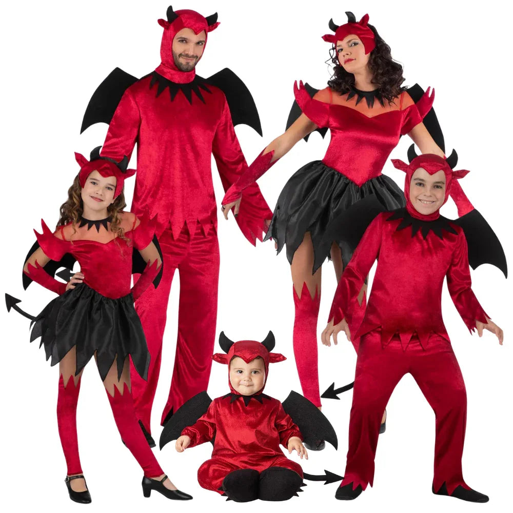 Disfraces para Grupo de Demonios con Alas Demonios Disfraces Simon
