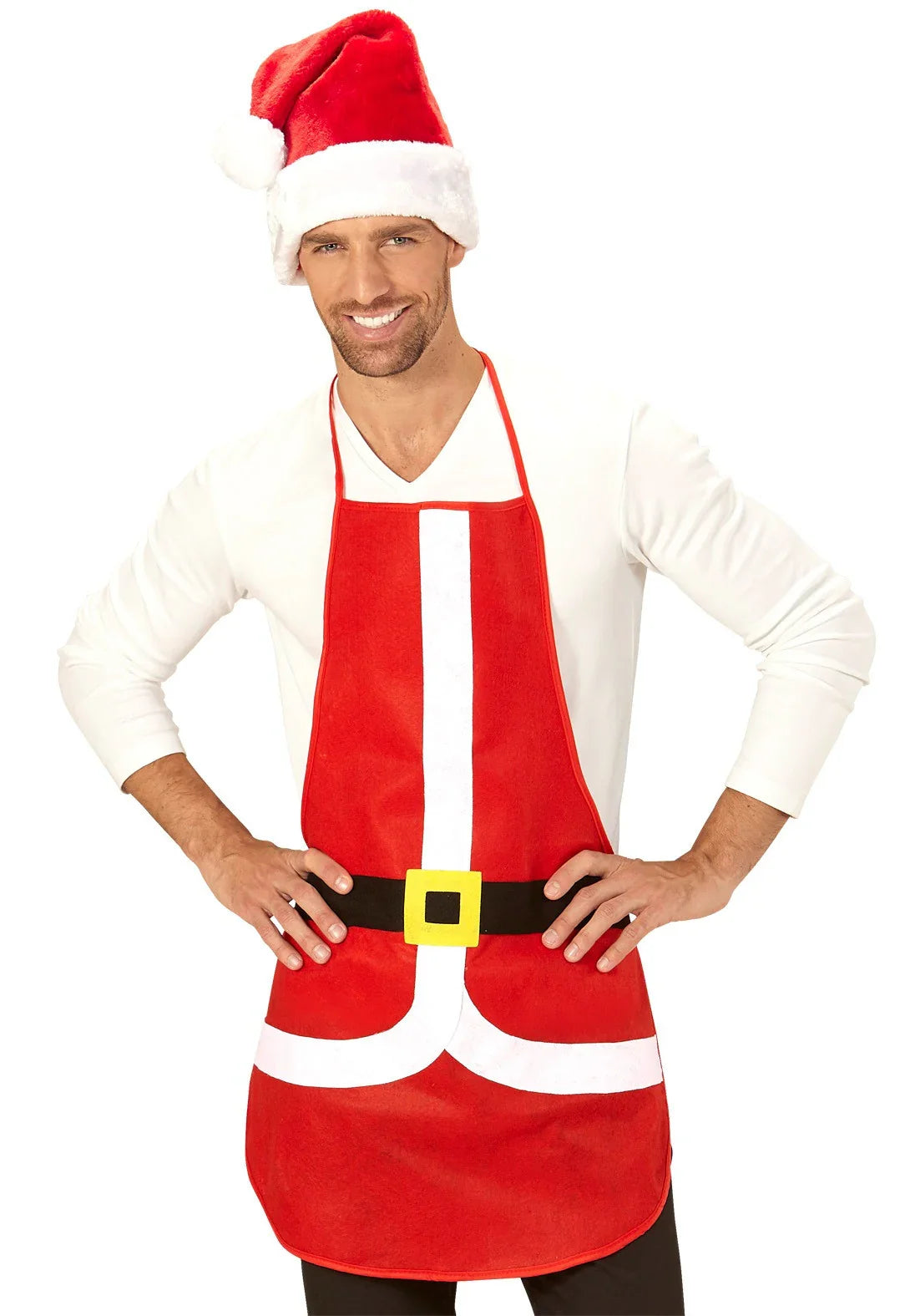 Delantal Navideño de Papá Noel Papa Noel y Mama Noel Widmann