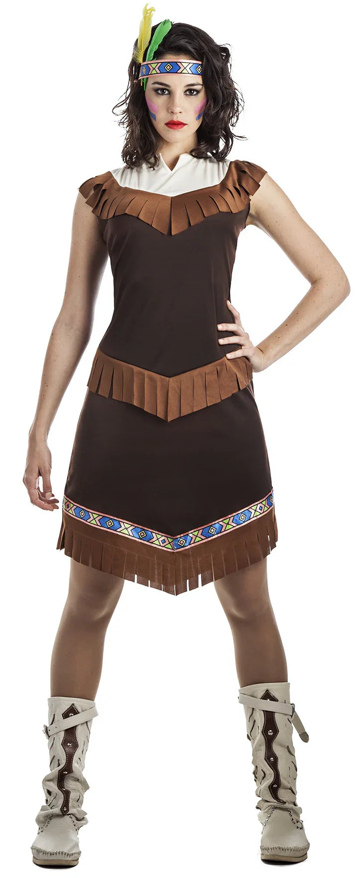 Disfraz de India Cherokee para Mujer Indio Kimokawaii