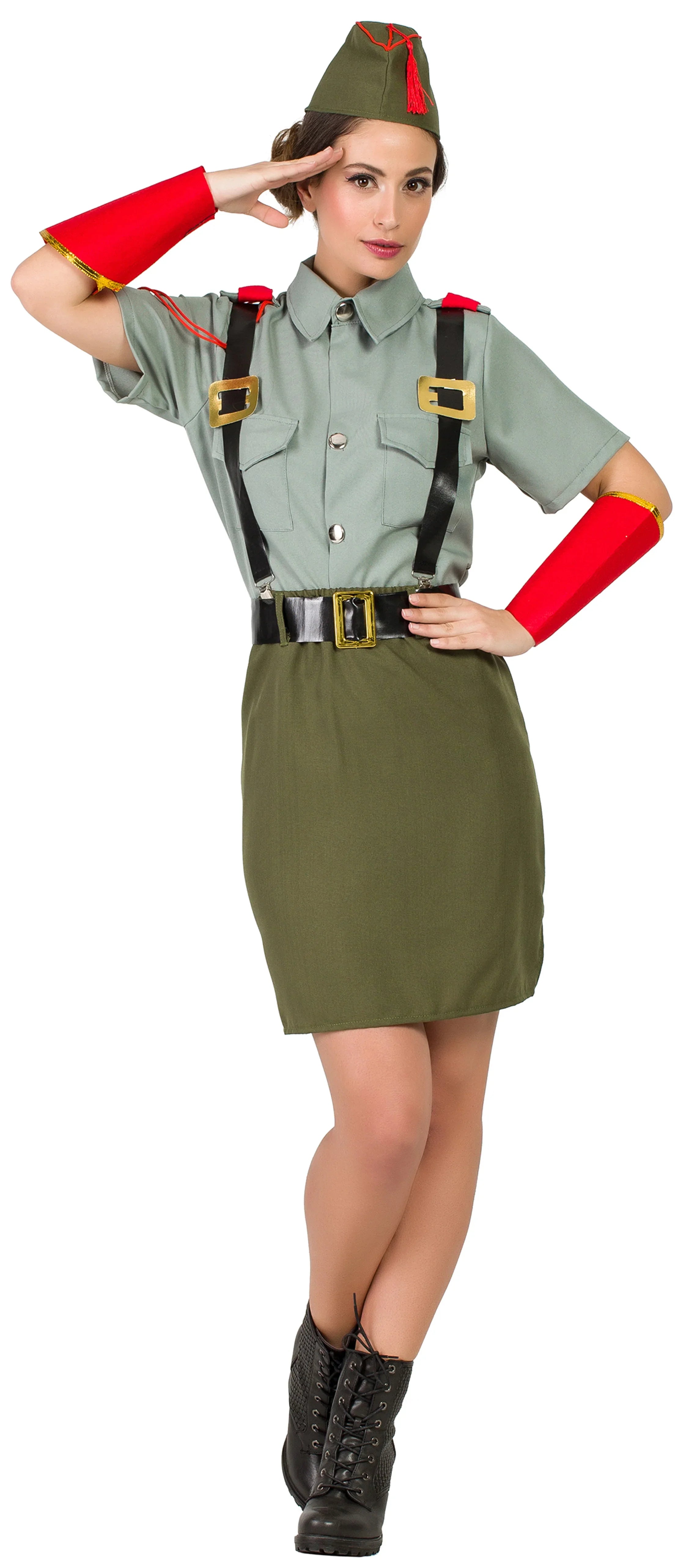 Disfraz de Legionaria para Mujer Militares y Soldados Kimokawaii