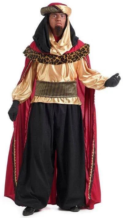 Disfraz de Rey Mago Baltasar de Alta Calidad para Hombre Reyes Magos y Pajes Limit Sport