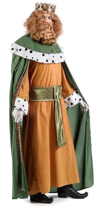 Disfraz de Rey Mago Gaspar de Alta Calidad para Hombre Reyes Magos y Pajes Limit Sport