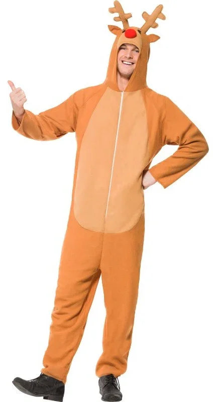 Disfraz de Reno Pijama para Adulto Renos Smiffys